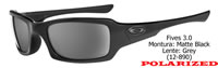 Oakley Fives 3.0 Polarized Matte Black/Grey (12-890)